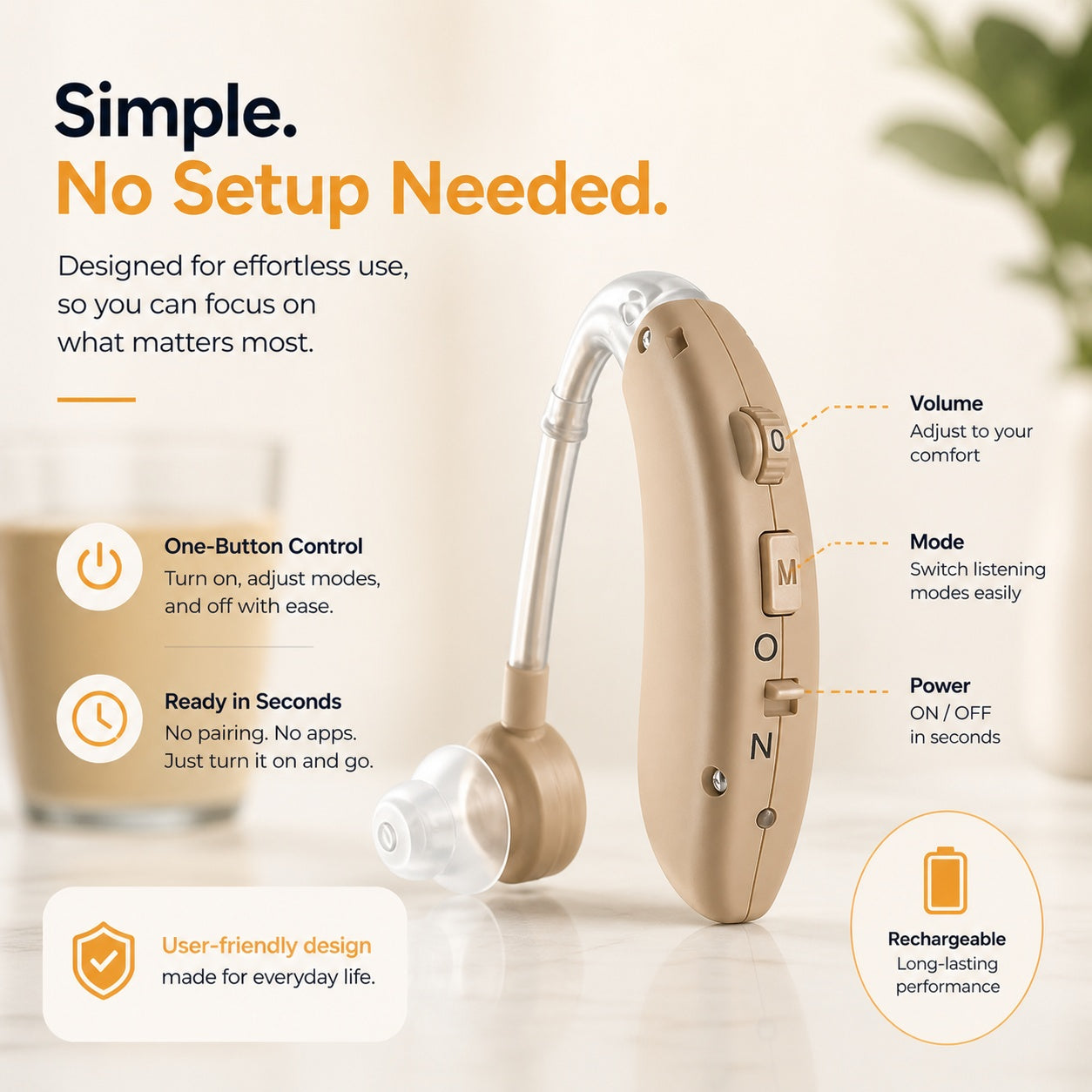 Audenora™ Smart Hearing Aids