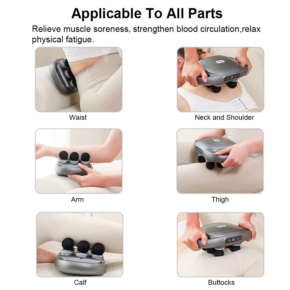 ProRelief™ 6 - in - 1 High - Frequency Muscle Massager - Vistonear - Advance The Future