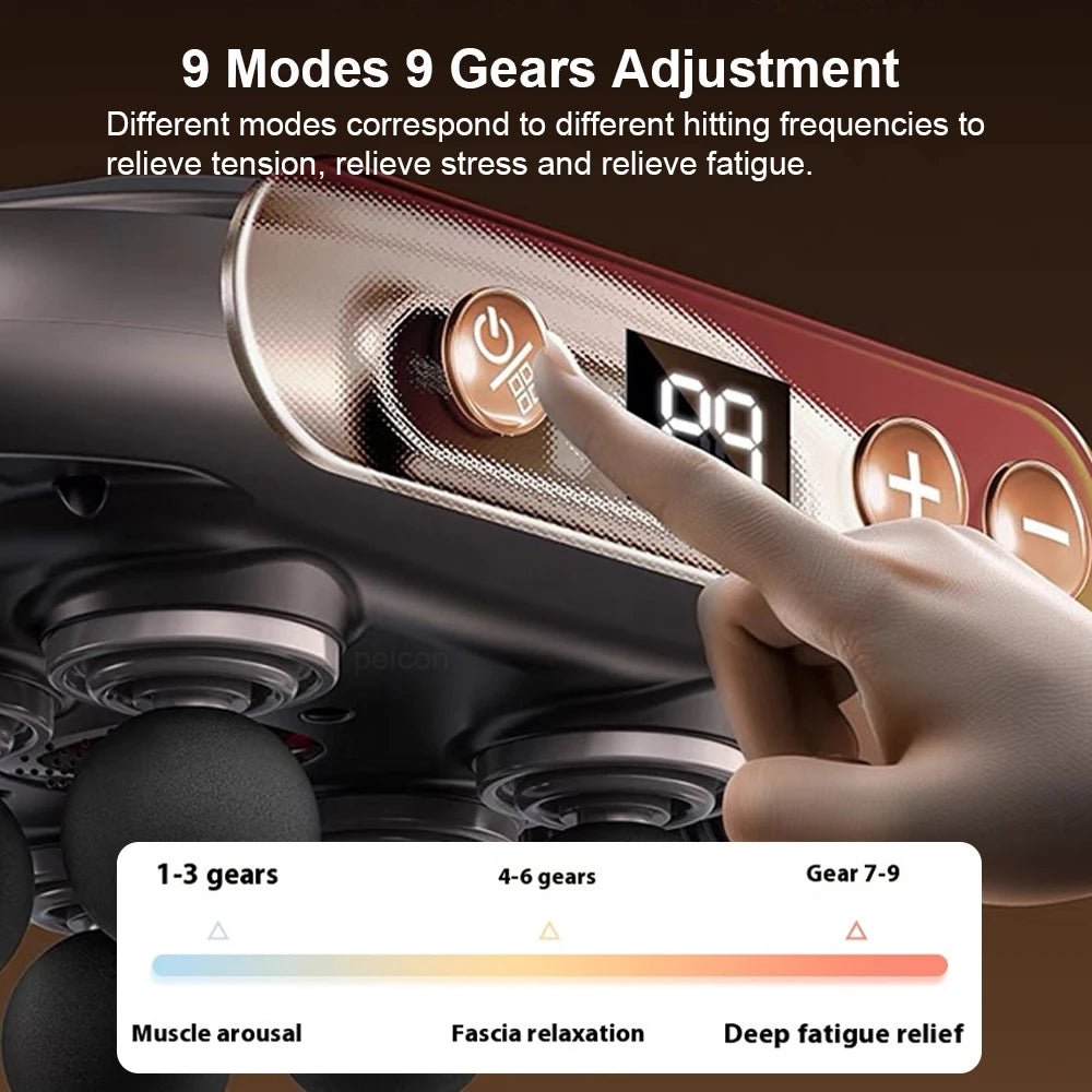 ProRelief™ 6 - in - 1 High - Frequency Muscle Massager - Vistonear - Advance The Future