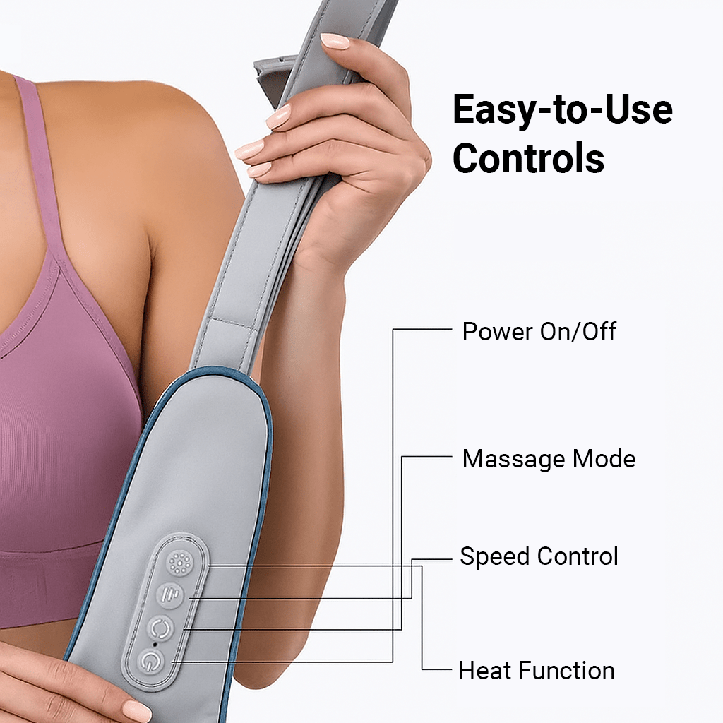 Vistonear™ FlexiEase Wireless Neck & Shoulder Massager - Vistonear - Advance The Future