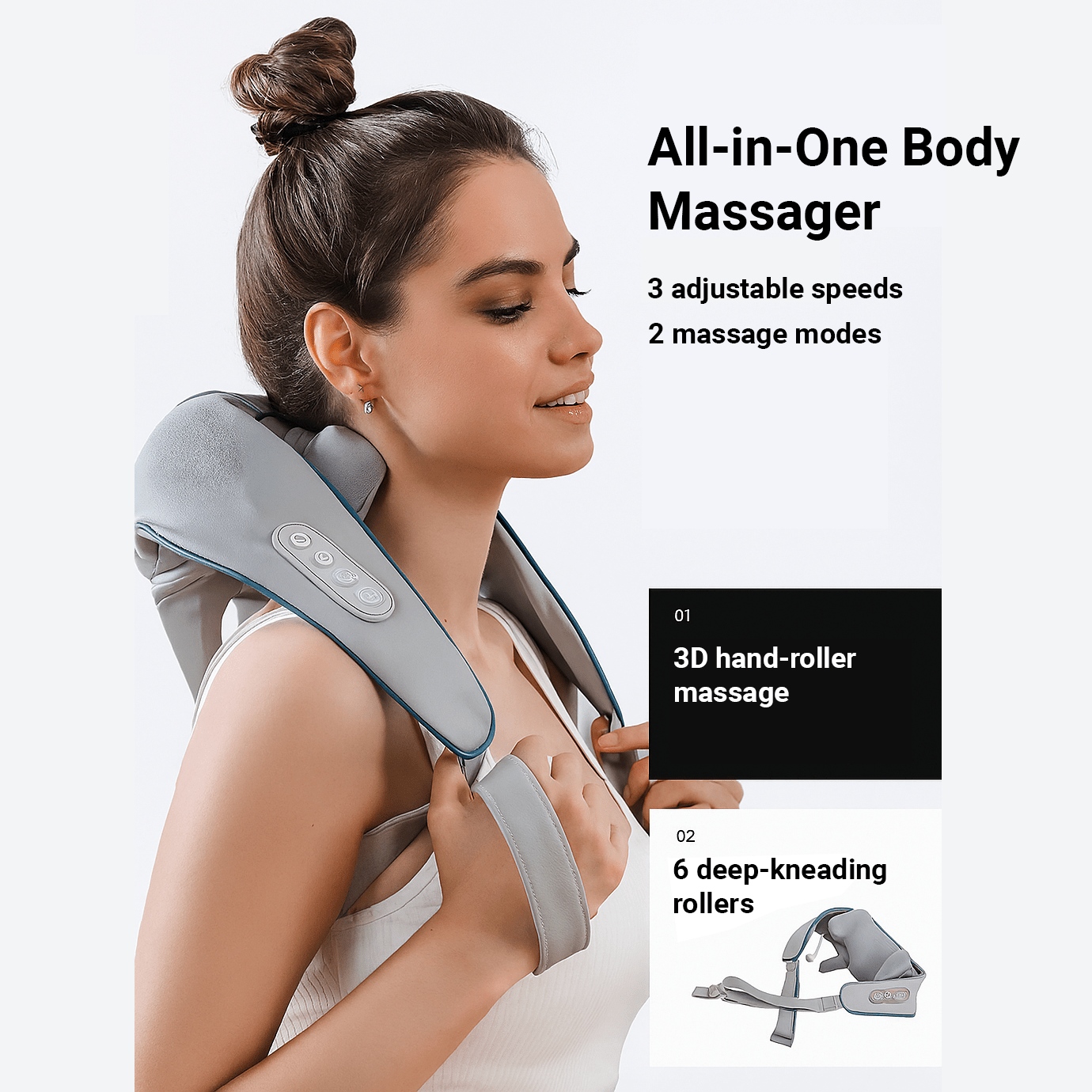 Vistonear™ FlexiEase Wireless Neck & Shoulder Massager - Vistonear - Advance The Future